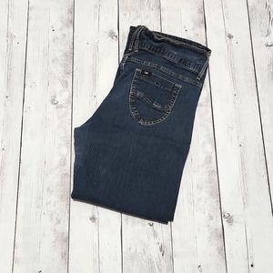 Lee Lower on the waist size 16p Dark wash jeans